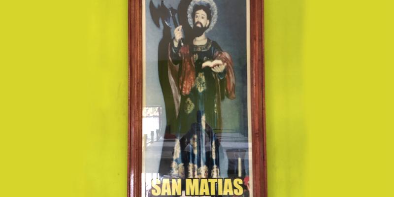 Bildnis von San Matías im gleichnamigen Casa San Matías